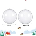 thumbnail image 2 of 20 Pcs Boules de Noël Transparentes 70Mm, Boules de Noël en Acrylique, Boules Remplissables en Plastique Transparent, Boules de Noël Transparentes, Boules d'Arbre de Noël, 2 of 5