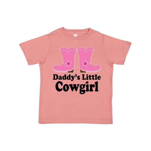 Inktastic Daddy's Little Cowgirl Girls Toddler T-Shirt