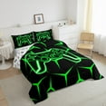 thumbnail image 3 of Castle Fairy Teens Female Men Green Gamepads Twin Comforter Sets,Video Game Bedding Set, 3 of 8