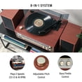 thumbnail image 2 of Tocadiscos Crosley 1975T con Bluetooth, CD, AM/FM Walnut, 2 of 9