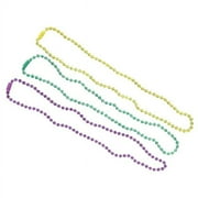 24"L Mardi Gras Beads Layon 144ct