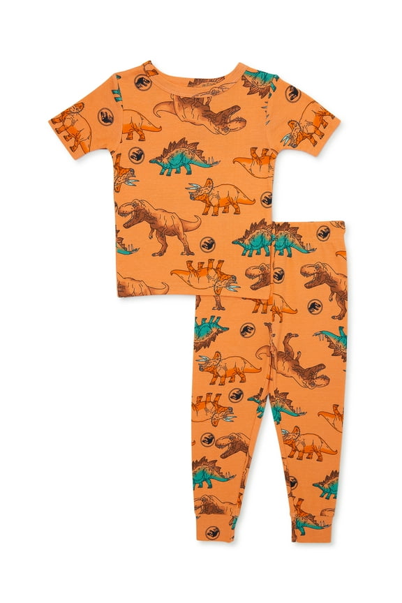 Jurassic Park Toddler Boy Snug-Fit Pajama Set, 2 Piece, Sizes 12M-5T