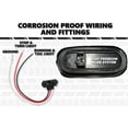thumbnail image 6 of (6) Trailer Truck LED Sealed RED 6 Inches Oval Stop/Turn/Tail Light Marine Waterproof, 6 of 8