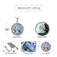 thumbnail image 6 of Coachuhhar 16th Birthday Gifts for Women Sweet 16 Year Old Necklace 925 Sterling Silver Tree of Life Abalone Shell Pendant Jewelry Birthday Gift for Sixteen Year Old, 6 of 7