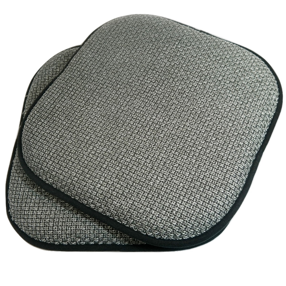 Memory Foam Chair Pad Cushion Tobago Basket Weave Non-Slip 2 Pack
