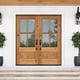 thumbnail image 2 of Hisafe-Juego De Manijas De Puerta Francesa Doble, Cerradura De Puerta Exterior Halifax Con Cerrojo Y Palanca Reversible Para Zurdos Y Diestros, Color Negro Mate, 2 of 5