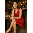 thumbnail image 4 of Cushionaire Solo Women’s Kitten Heel Dress Sandal – One Band Ankle Strap Heel Sandal with Cushioned Footbed & Faux Suede Upper, 4 of 10