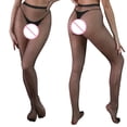 thumbnail image 4 of Bas Résille Fil Noir Creusé Maille Résille Grande Moyenne Petite Filet Collants Résille Bas de compression Multicolore, 4 of 5