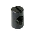 25 Packs 1/4"20 Threaded 10mmX16mm Black Barrel Nuts,Carbon Steel with