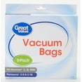 Great Value Kenmore C Vacuum Bag for Upright Vacuums, 3Pack, 2337