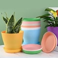 thumbnail image 6 of 1Pc Mini Plastic Flower Pot Round Planters Candy Color Succulents Plant Pot Office Desktop Balcony Home Garden Decor, 6 of 9