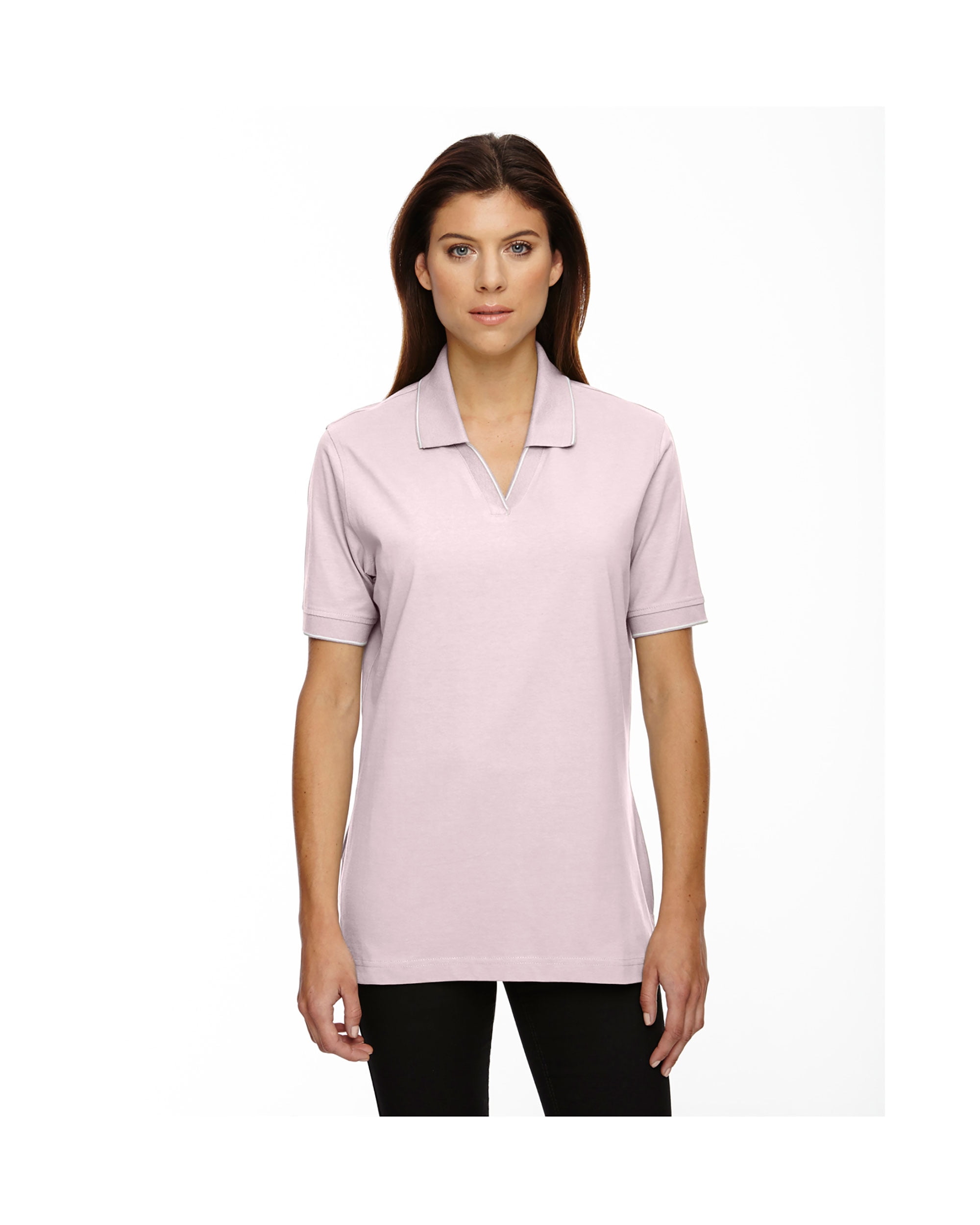 Johnny Collar Pencil Stripe Polo Shirt 