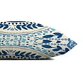 thumbnail image 4 of Creative Products Blue Colored Large Folk Pattern 14x20 Indoor / Outdoor Pillow, 4 of 9