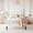 White, variant on SHA CERLIN Twin Bed Frame/Velvet Upholstered Platform Bed Frame with Headboard/Strong Wood Slats Support/Mattress Foundation/No Box Spring Needed - Black
