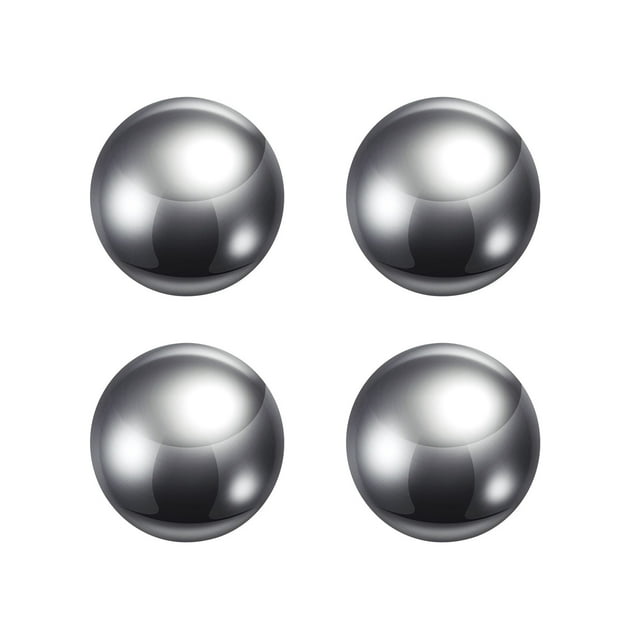 Unique Bargains Billes de Précision Diamètre 20 mm G200 Acier Inoxydable 201 pour Roulements Lot de 4