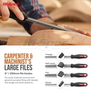Hi-Spec 17-Piece Precision Needle File Tool Set, Half-Round, Flat, Round & Triangle for Metal, Wood Crafting