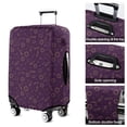 thumbnail image 5 of Purple Sun Planet Rocket Star Pattern Luggage Cover Fashion Suitcase Cover Baggage Covers Fit 25-28 Inch Luggage (Go Travel), 5 of 5