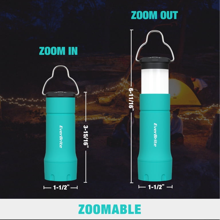 EverBrite 2-in-1 Mini Lantern Flashlight, Zoomable LED Light with