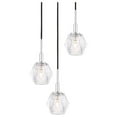 thumbnail image 2 of Woodbridge Lighting Jewel 3-Light Crystal/Metal Cluster Pendant in Chrome, 2 of 4