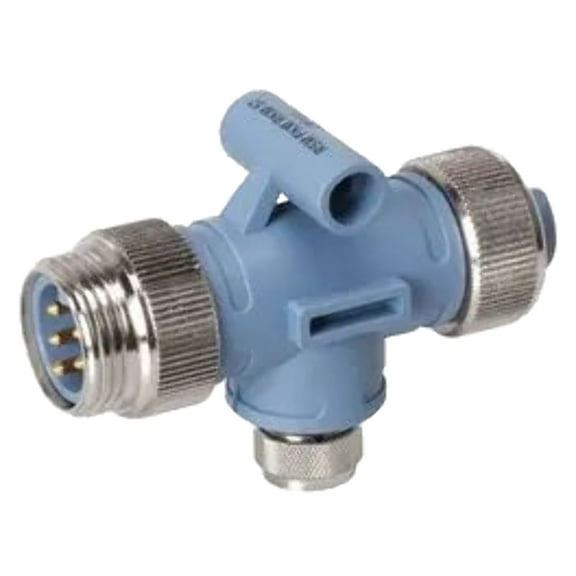 RSMFKMRKM57 Sensor Splitter, T - Style, Cable Mount, 5 Position M12 Receptacle