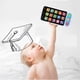 thumbnail image 2 of Ganfancp Teléfono Móvil Inteligente Juguete Niños Aprendizaje Teléfono Móvil Música Sonido Máquina Educativa Niño Regalo de Cumpleaños Rebajas Flash Deals 1X Máquina de Aprendizaje Temprano, 2 of 7