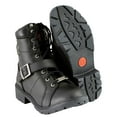 thumbnail image 2 of Milwaukee Leather Women's Premium Leather Lace-Up Motorcycle Rider Boots Collection MBL 6.5, 2 of 2