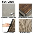 thumbnail image 5 of AE Outdoor Hennepin Patio Furniture 4 Piece Conversation Set Steel with Beige Cushions,  Toolless Easy Assembly, 5 of 9