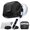 Black, variant on ELEHOLD Shockproof Case for Airpods Pro 3rd Gen (2025) Protective Cover with Secure Lock Switch, Built-in Phone Stand Carabiner, Wireless Charging, White