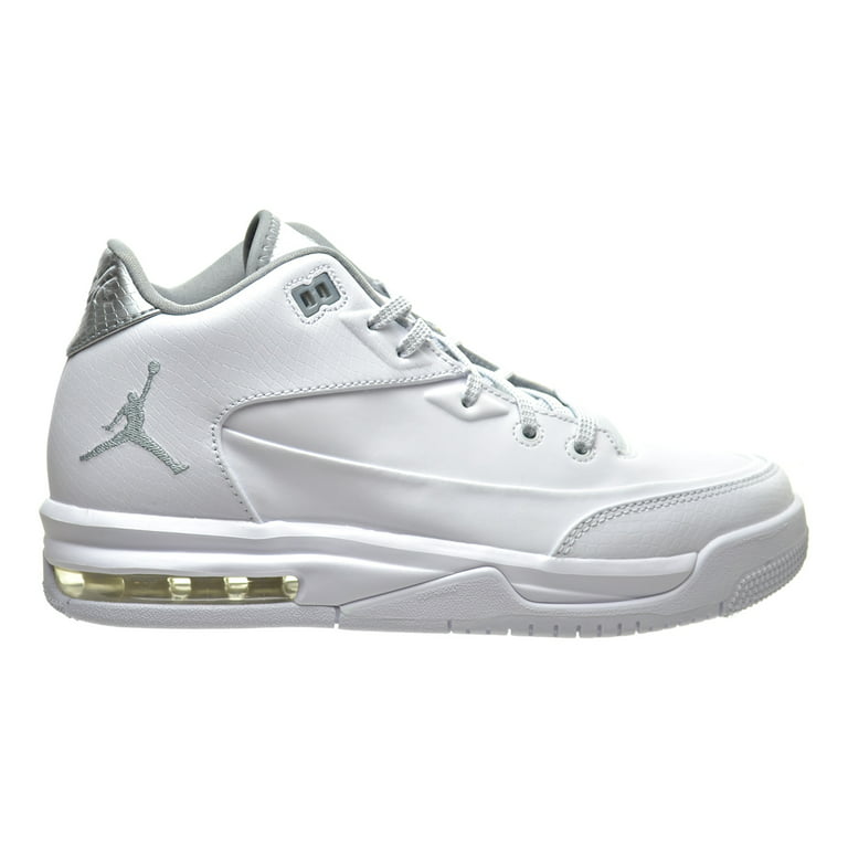 La risa contacto Posicionar Jordan Flight Origin 3 BG Big Kid's Shoes White/Metallic Silver/White  820246-100 (5.5 M US) - Walmart.com
