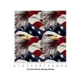thumbnail image 4 of Rwraps Star Spangled Americana Bald Eagle Gloss Vinyl Film Wrap 59in x 28ft Vinyl Vehicle Car Film, 4 of 9