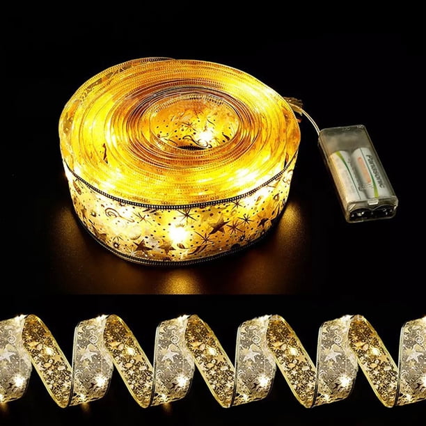 De Hadas Luces De Cinta Led Cadena Árbol De Navidad Luces Brillantes Para Habitaciones Jardines Y Terrazas 10 Metros Luces Moyic HA040853-01