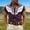 Purple, variant on YANGXINX Mens Short Sleeve Graphic Shirts Western Vintage Print Button Down Tops 2026 Stylish Casual Comfort Classic Fit Shirt