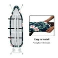 thumbnail image 4 of Kuiaobaty Ironing Board Cover Table Top Home Decoration Non Stick Scorch and Stain Resistant Iron Dust Cover Standard Size 15 x 54 Inch Home Decor, Camellia Flower Leaf Pattern, 4 of 5