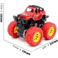 thumbnail image 4 of Amdohai Children Mini Inertial Off-Road Vehicle Four-Wheel-Drive Plastic Children Toy Car Pull Back Stunt Car, 4 of 6
