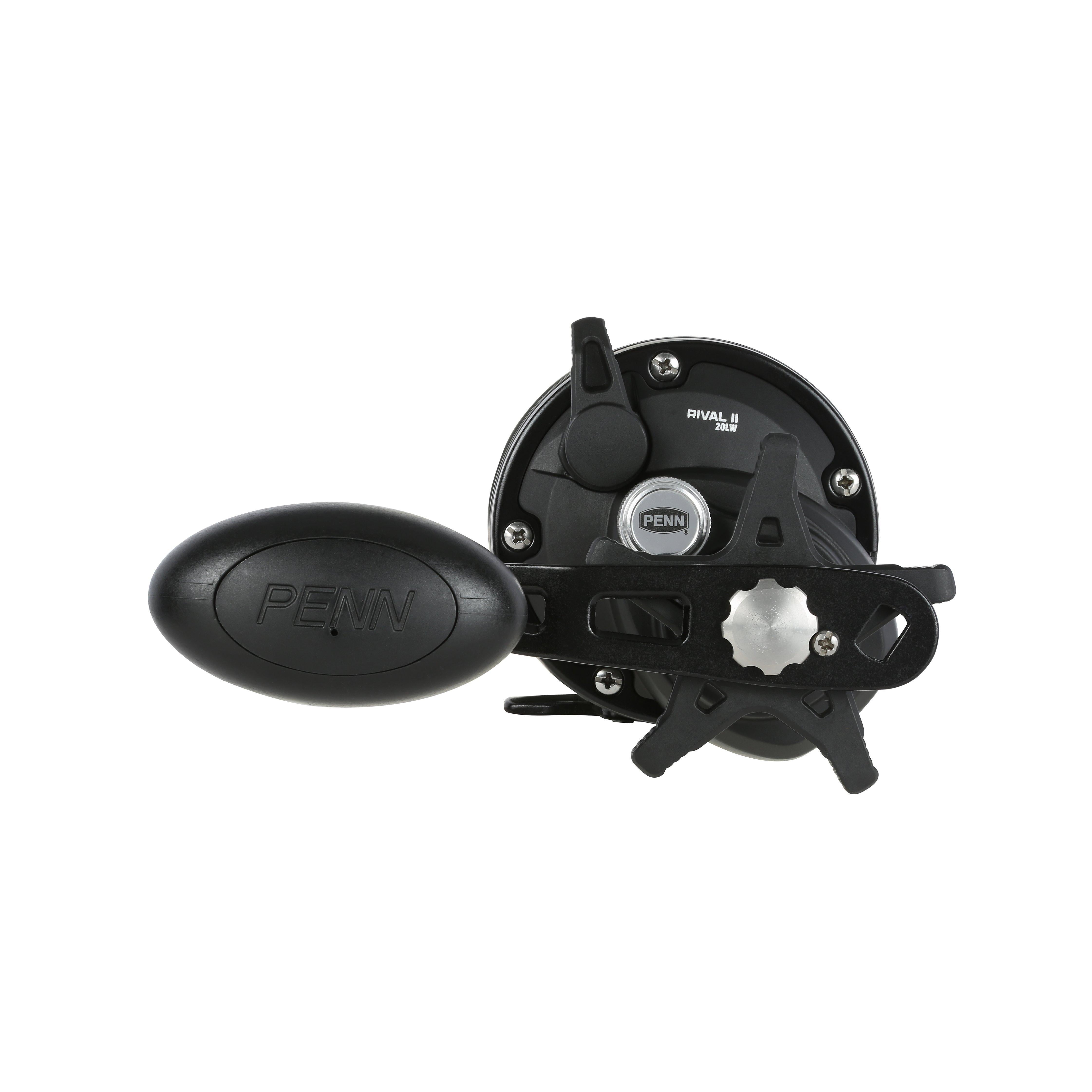 PENN Rival II Level Wind Conventional Fishing Reel, Right-Handed, 20 Size Reel