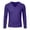 Purple-14, variant on Rvwovn Men's Long Sleeve V-Neck T-Shirt Soft Breathable Basic Tee Everyday Casual Top