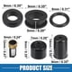 thumbnail image 5 of Unique Bargains 4 Set Anillos de Sellado del Inyector de Combustible con Filtros Micro Kit de Reparación para Toyota Tacoma 1995-2000 Goma, 5 of 7