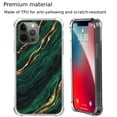 thumbnail image 3 of Green Gold Marble Case for iPhone 11 Pro Max,Aesthetic Art Design TPU Shock-proof Cover Case, 3 of 6