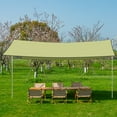 thumbnail image 4 of Toldo de vela Toldo para acampar Toldo Protección UV Lluvia Mosca Lona Sombrilla Refugio Manta de pi Tomshoo Toldo de vela, 4 of 7