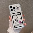 thumbnail image 3 of Kuromi My melody-funda bonita para iPhone, carcasa transparente anticaída, compatible con modelos 16, 15, 14, 13, 12, 11 Mini Pro Max, X, XR, XSMax, 6S, 6, 7, 8 Plus, 3 of 5