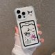 thumbnail image 3 of Kuromi My melody-funda bonita para iPhone, carcasa transparente anticaída, compatible con modelos 16, 15, 14, 13, 12, 11 Mini Pro Max, X, XR, XSMax, 6S, 6, 7, 8 Plus, 3 of 5