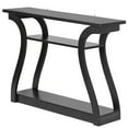 thumbnail image 4 of ZENSTYLE Home Entryway Console Table 3-Tier Freestanding Simple Luxury Style Curved Hallway Table Black, 4 of 9