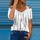 thumbnail image 2 of Blusa informal de manga corta con cuello en V y encaje con hombros descubiertos para mujer OAVQHLG3B Store  lin121212, 2 of 5