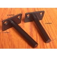 thumbnail image 6 of 24 Pcs 3" Black Solid Steel Floating Shelf Bracket Blind Shelf Supports - Hidden Brackets for Floating Wood Shelves - Concealed Blind Shelf Support – Screws and Wall Plugs Included, 6 of 7