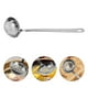 thumbnail image 3 of Cuchara coladora de cocina de acero inoxidable, cucharón para servir de acero inoxidable perforado, cuchara para el hogar, 3 of 8