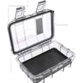 thumbnail image 3 of Pelican Micro Storage Case M40 Black Clear Lid with Liner, IP67 rated protection Submergible, Waterproof, Crushproof, Dustproof, 3 of 8