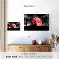 thumbnail image 3 of Elephant Stock Wolf And Moon Wall Art - Horizontal Canvas Wall Art - Dining Room Wall Decor - Gothic Canvas - Black And Gray Decor - 12" x 8", 3 of 4