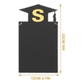 thumbnail image 2 of IDEANATEGRATE 1 Set Happy Graduation Banner Black Paper Rectangle for Kindergarten and Primary School Graduates, 2 of 8