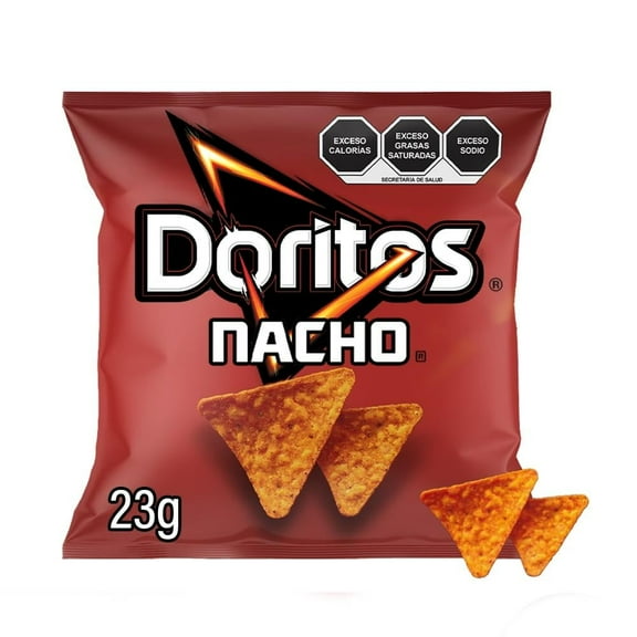Botana Doritos Nacho con queso sabor chile 23 g