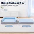 thumbnail image 5 of PAWZ Road Cooling Dog Beds for Summer, Orthopedic Dog Sofa with Removable Cover, Summer Bed for Large Dogs, S-XL, Blue, 5 of 13